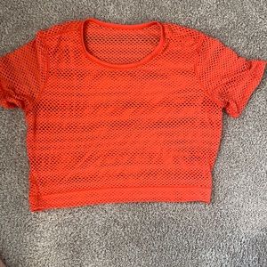 Mesh crop top